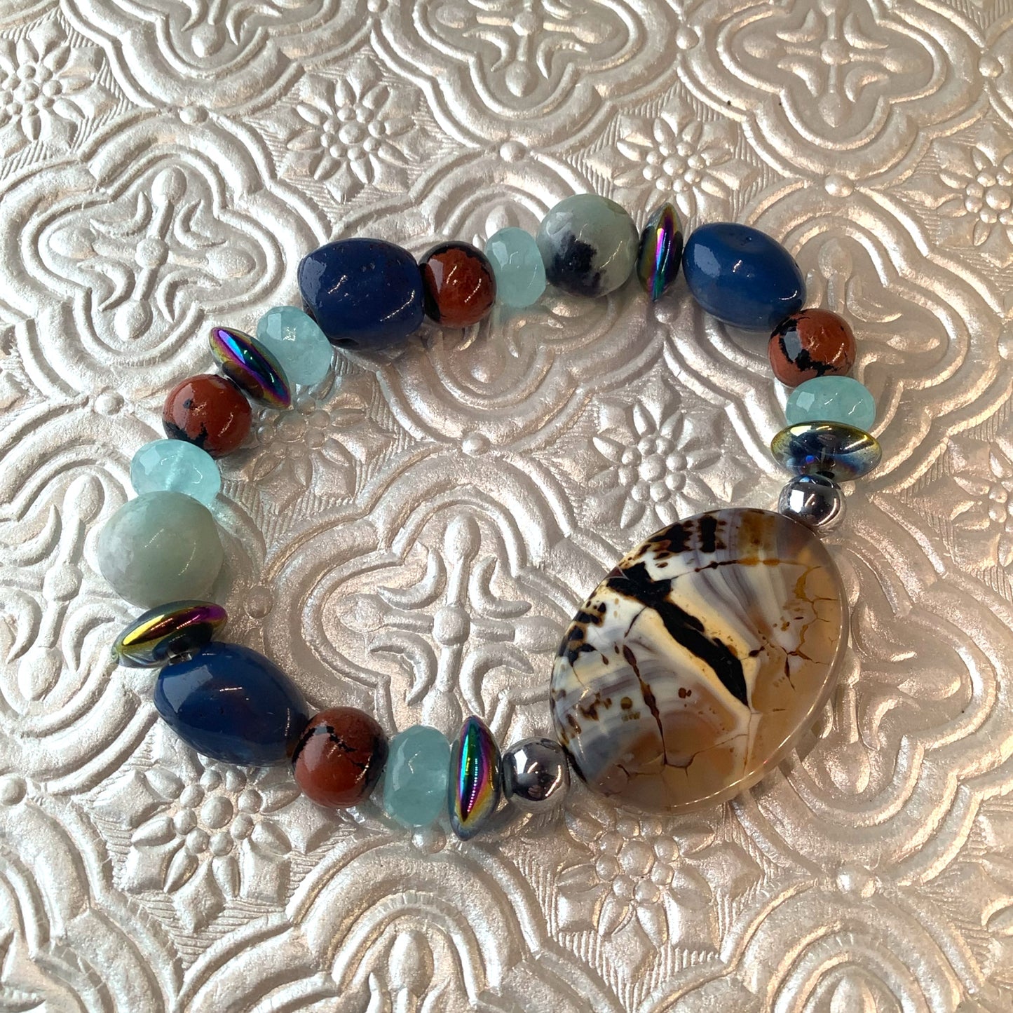 Montana Moss Agate Bracelet