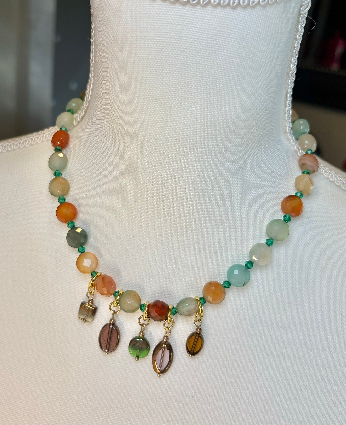 Dyed Agate Necklace