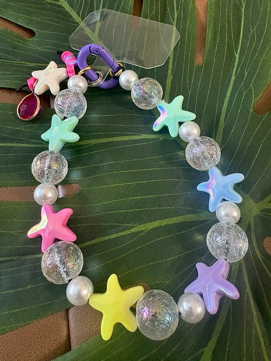 Acrylic Starfish Phone Wrislet