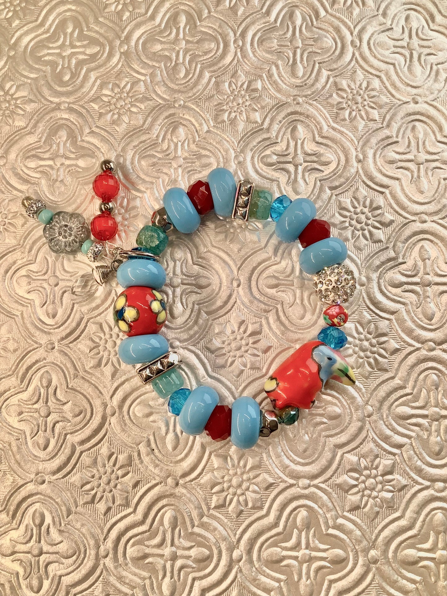 Folkloric Blue Bracelet