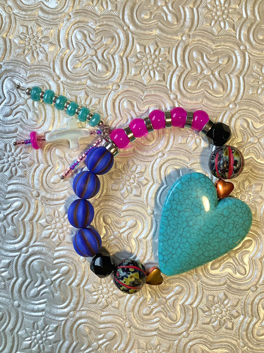 Free Spirit Big Heart Bracelet